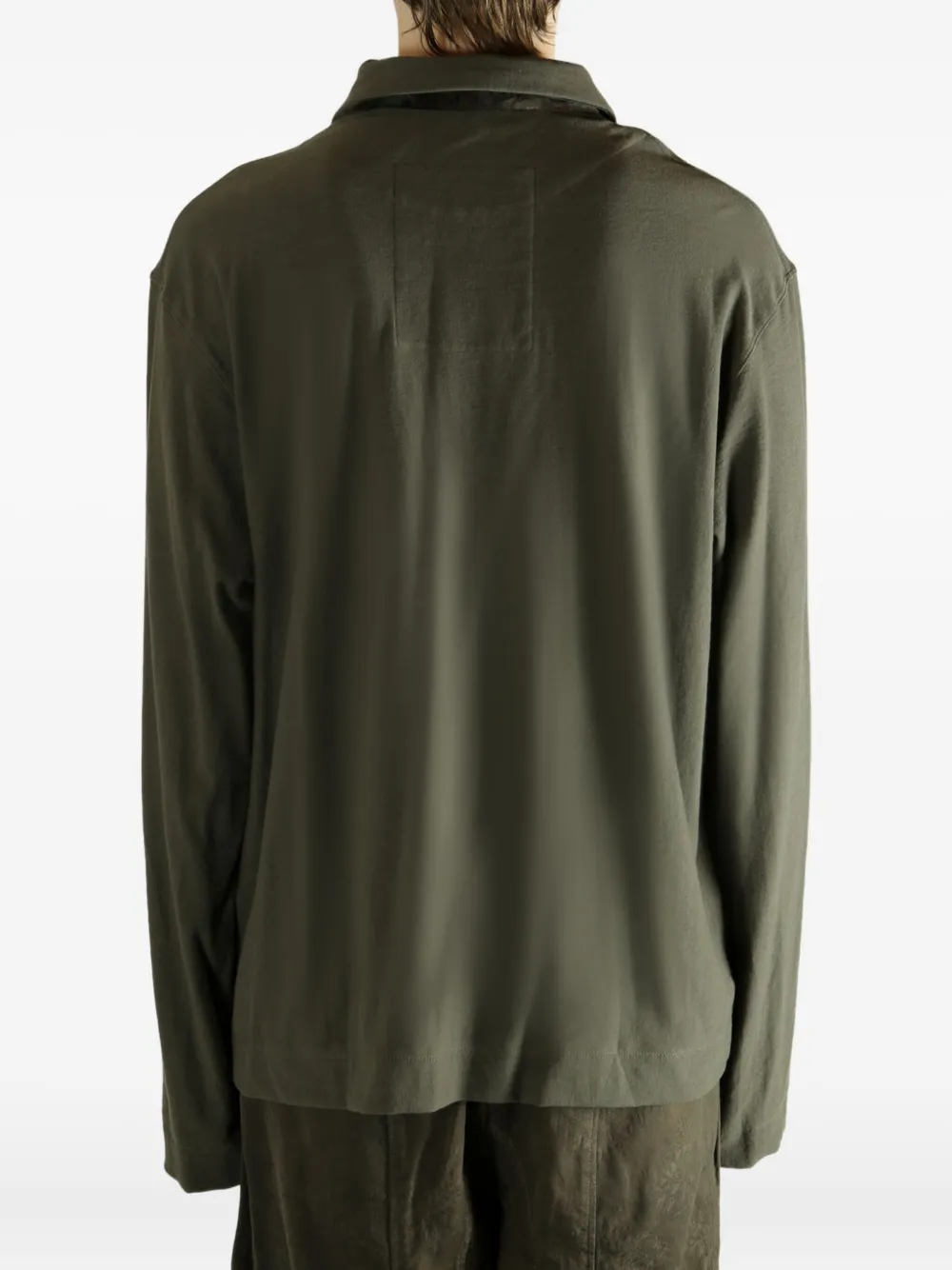 Ziggy Chen Katoenen rugbyshirt Groen
