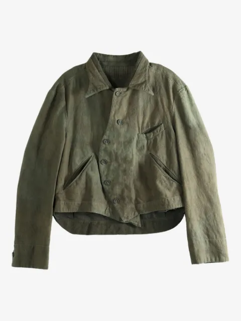 Ziggy Chen curved hem shirt jacket