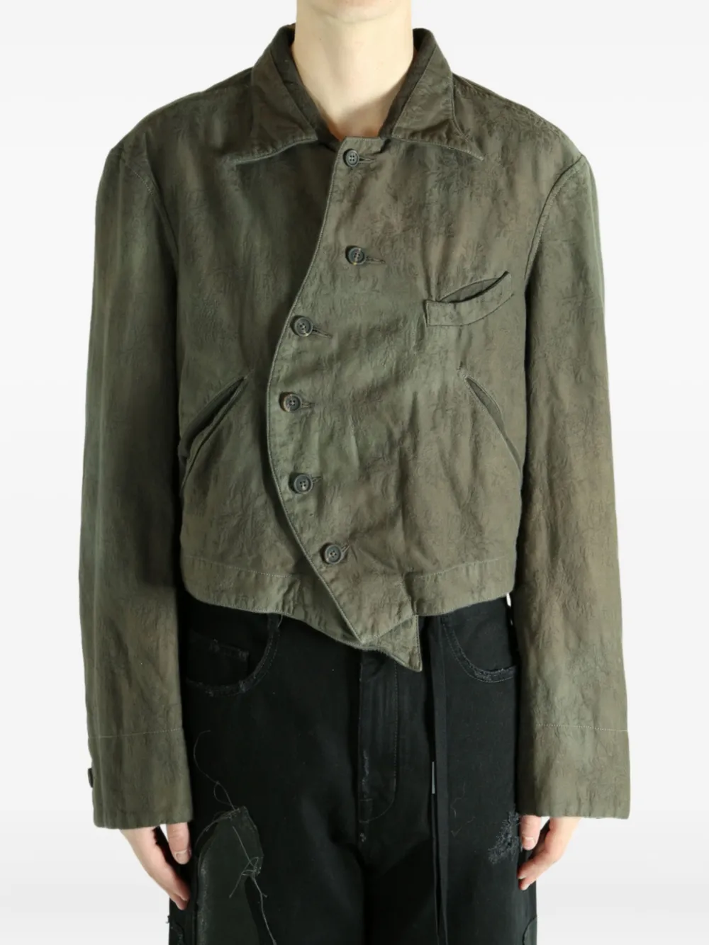 Ziggy Chen sobrecamisa con dobladillo redondeado | Sobrecamisas | Image 2