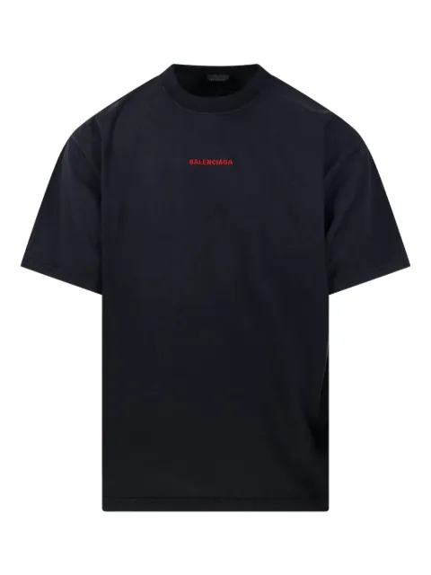 Balenciaga logo-embroidered T-shirt