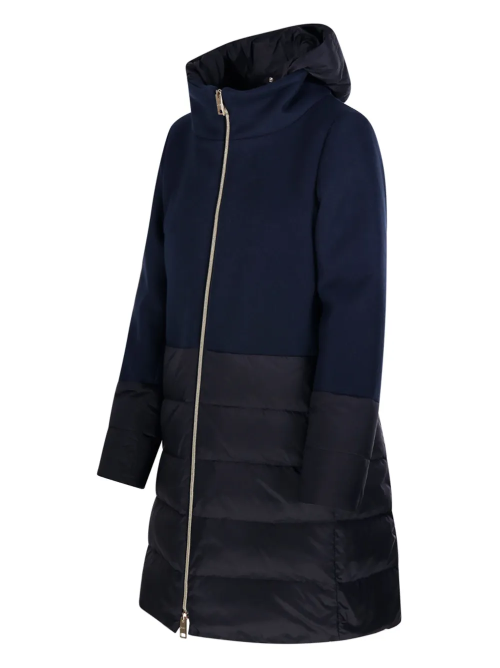 Herno Nuage jas met vlakken Blauw