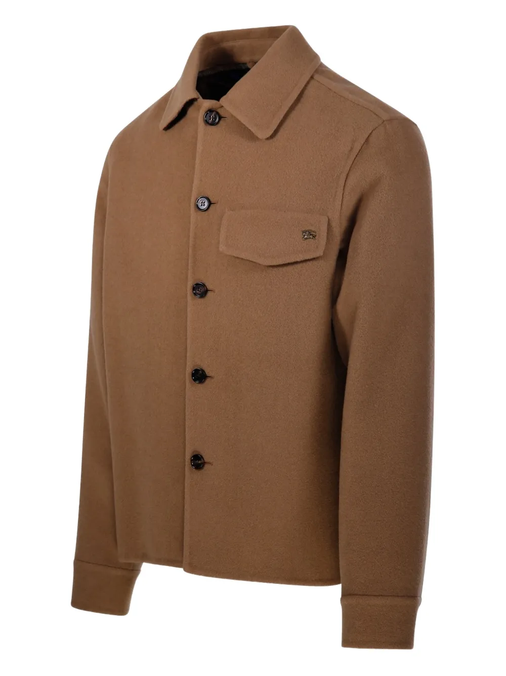 Burberry Wollen shirtjack Bruin