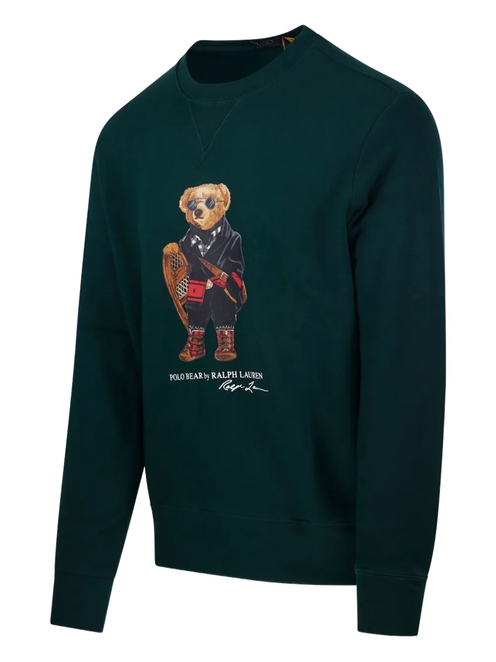 Ralph Lauren Collection Sweater met beerpatroon Groen
