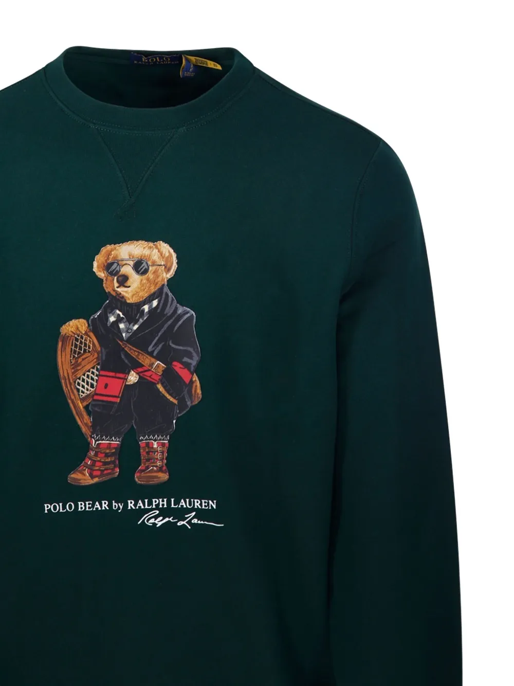 Ralph Lauren Collection Sweater met beerpatroon Groen