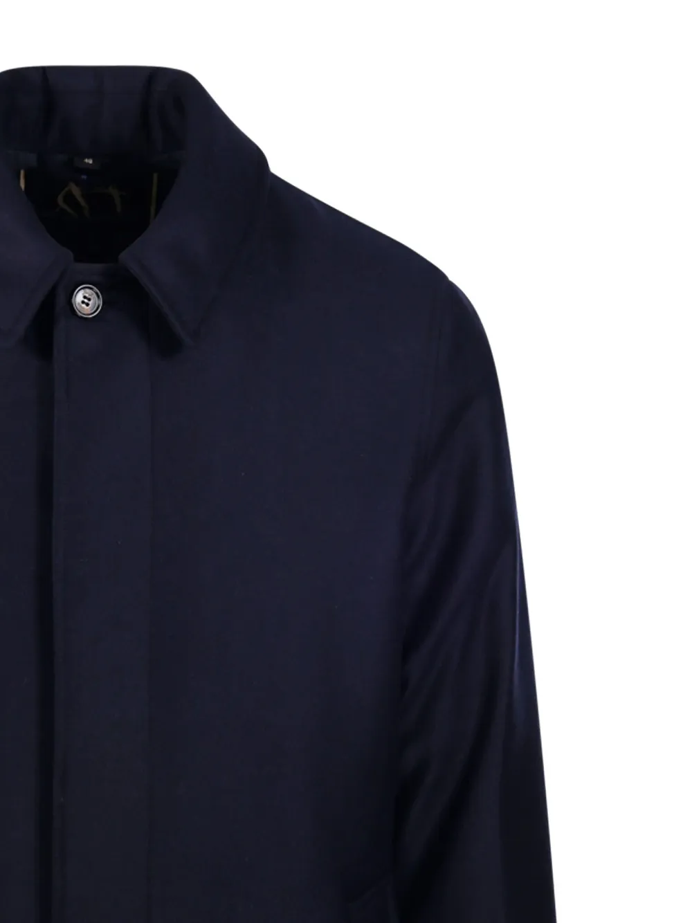Sealup Single-breasted Trench Coat In Blue