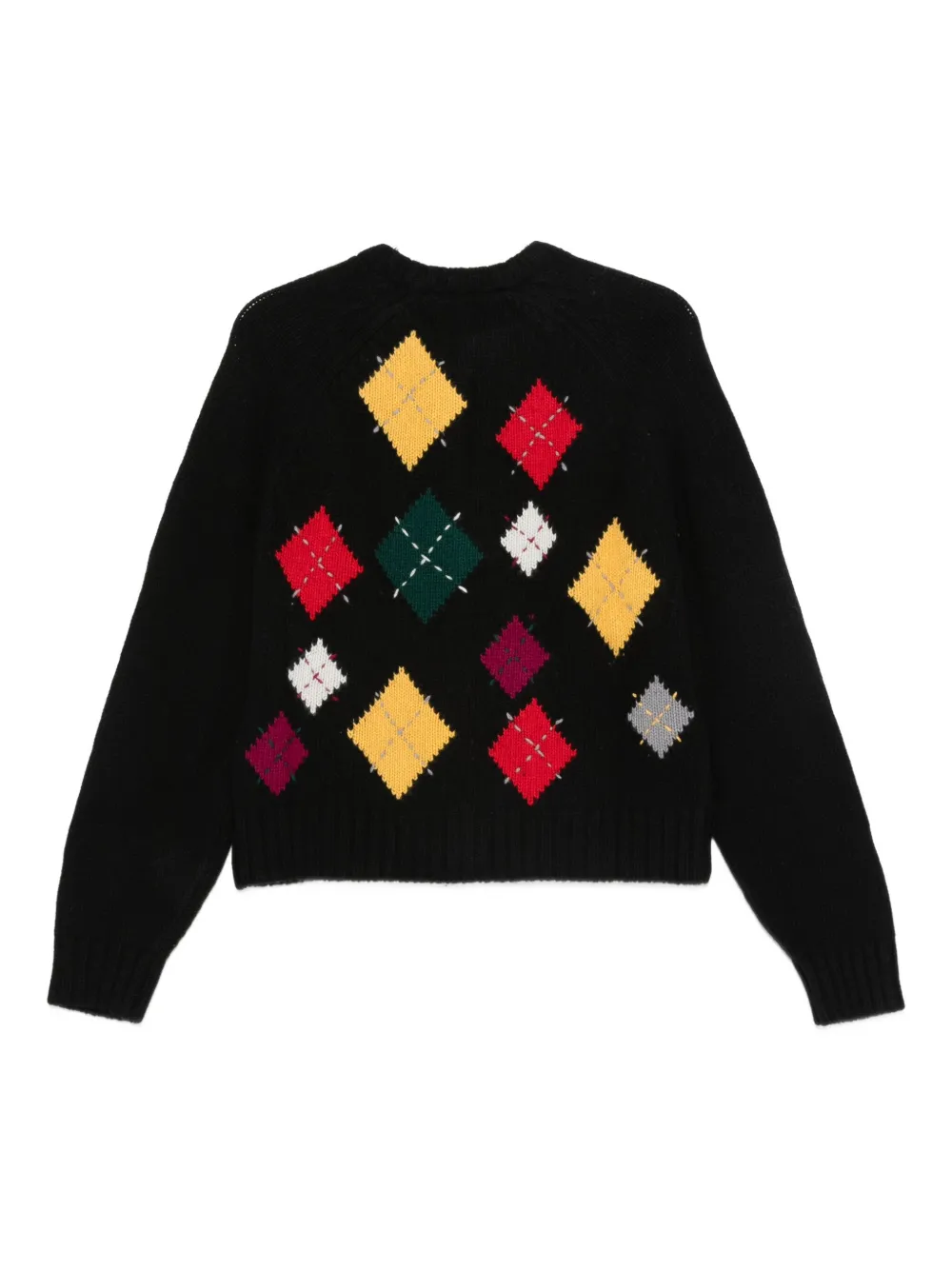 YMC Atomic argyle button cardigan | Cardigans | Image 2