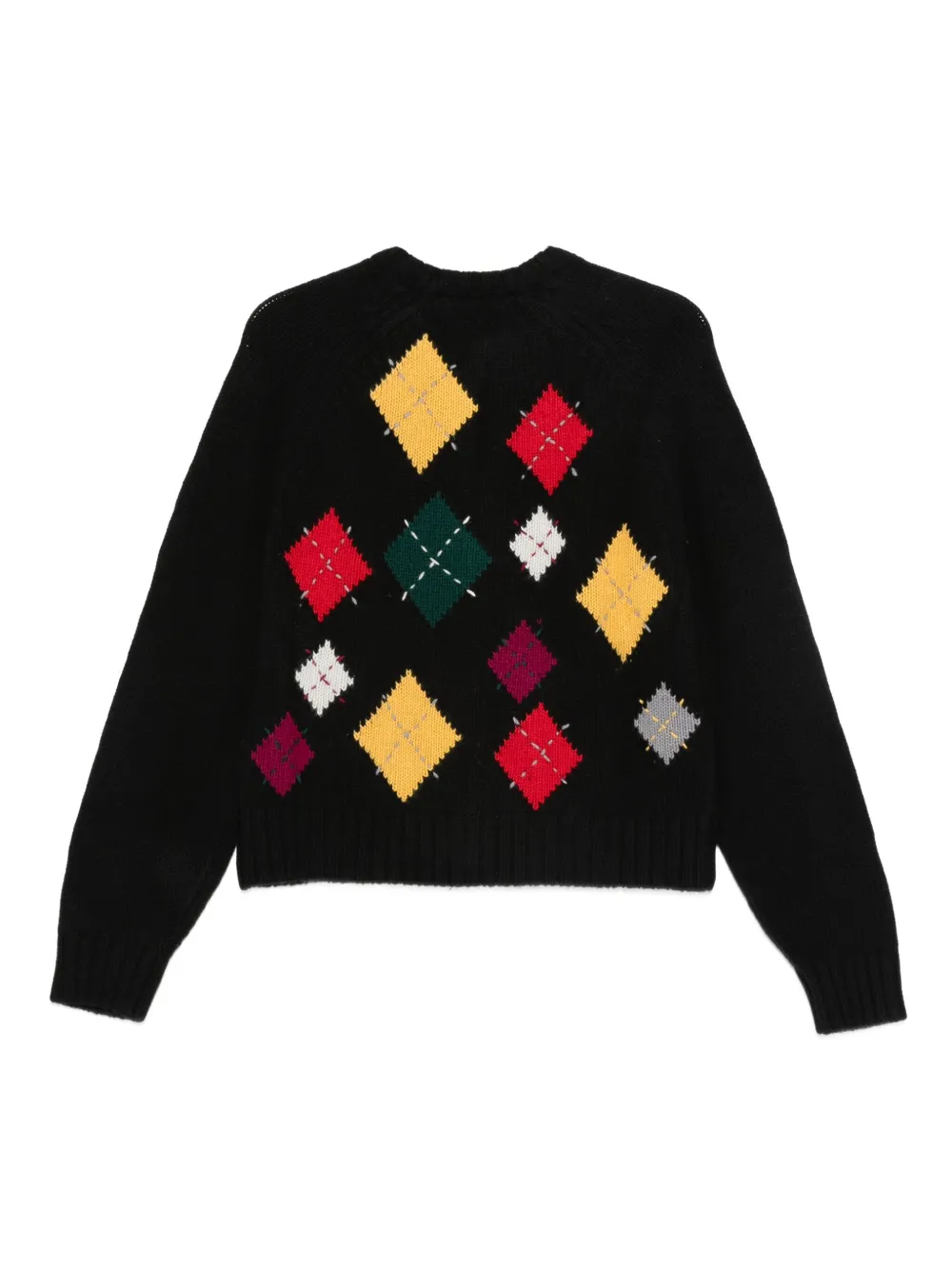 YMC Atomic argyle button cardigan | Cardigans | Image 2