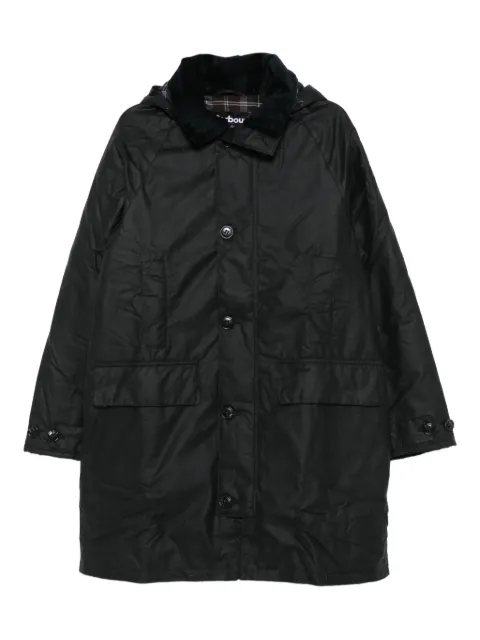 Barbour Beaudale corduroy-hooded trench