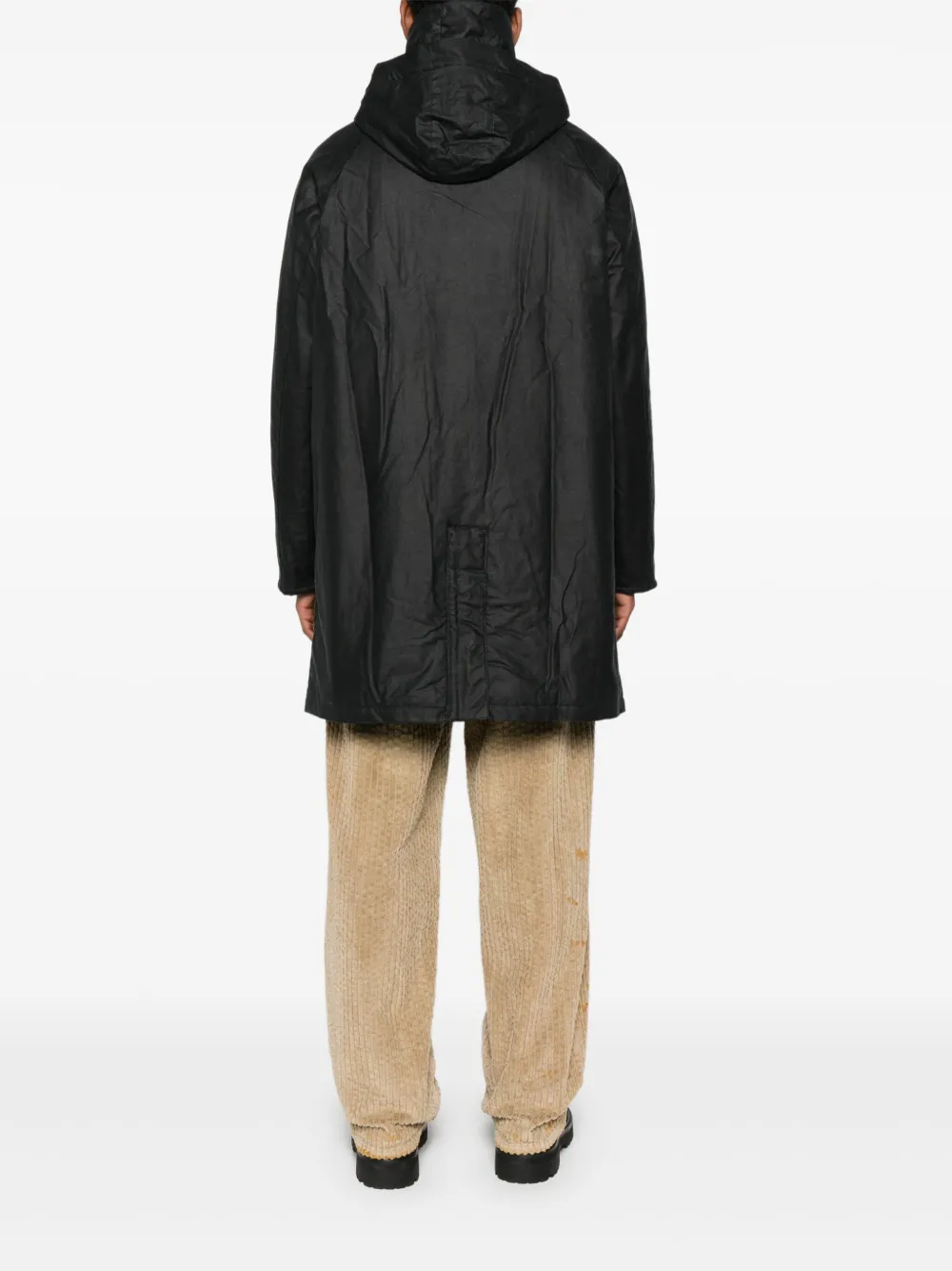 Barbour Beaudale trenchcoat met ribfluwelen capuchon Blauw