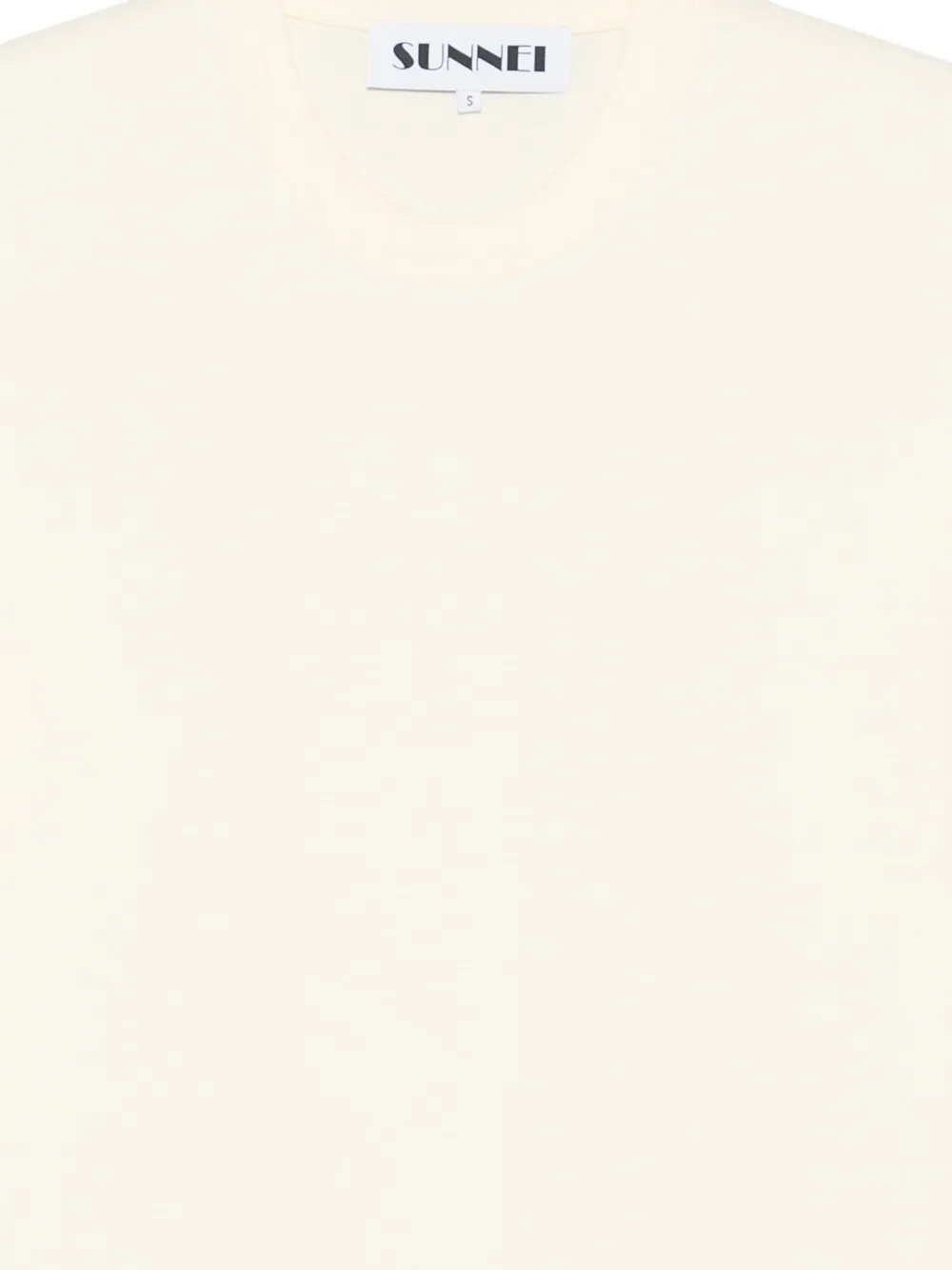 Sunnei Logo Classic T-shirt In Neutral