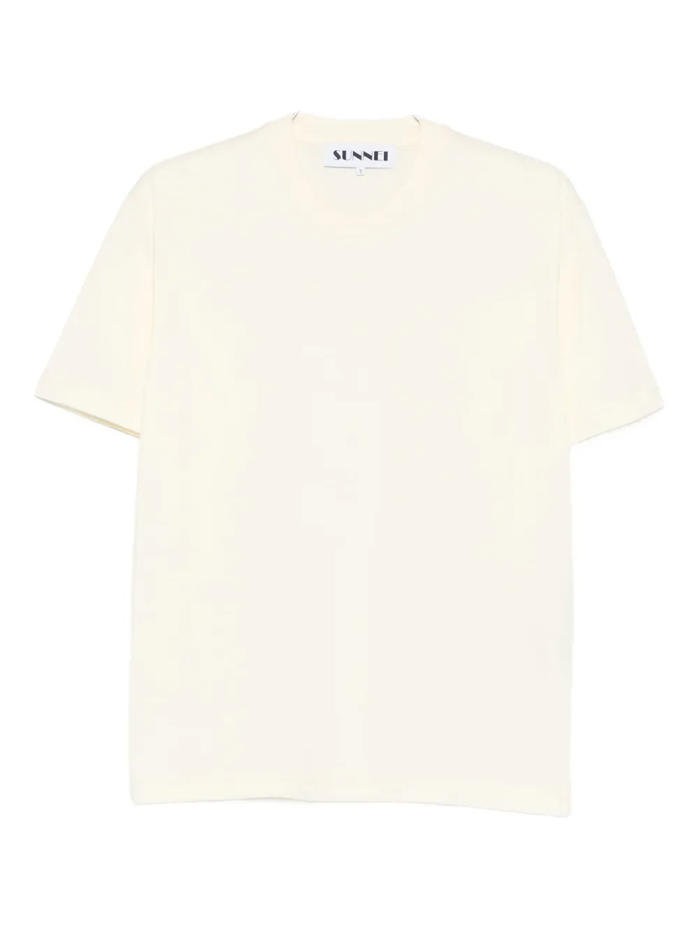 Sunnei Logo Classic T-shirt In Neutral