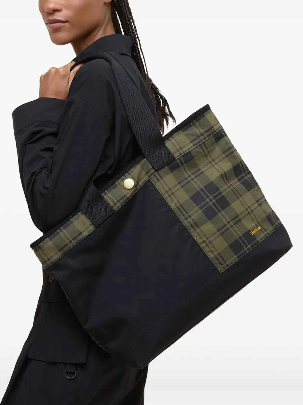 Barbour bolso shopper Mya con diseño patchwork | Image 2