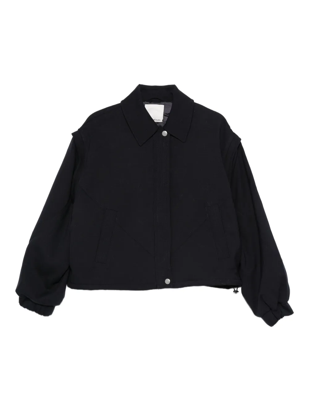 YMC heath zip-off sleeve bomber jacket | Black | Image 1