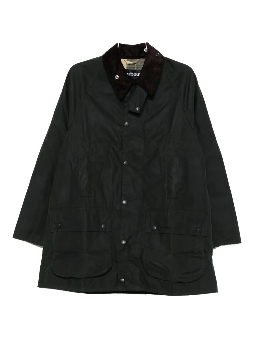 Barbour Beaufort® corduroy-collar jacket - Verde