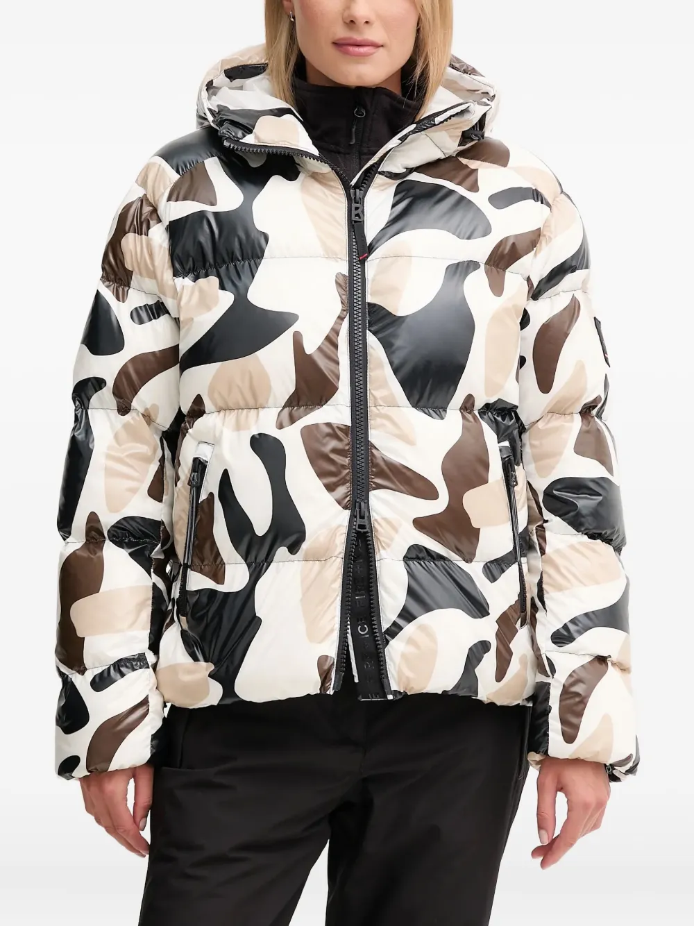 BOGNER FIRE+ICE Vally camouflage-hooded jacket | White | Image 1