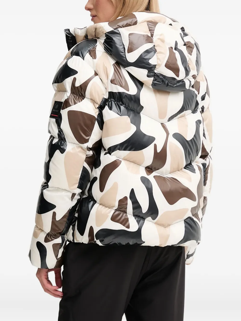 BOGNER FIRE+ICE Vally jack met camouflageprint en capuchon Wit