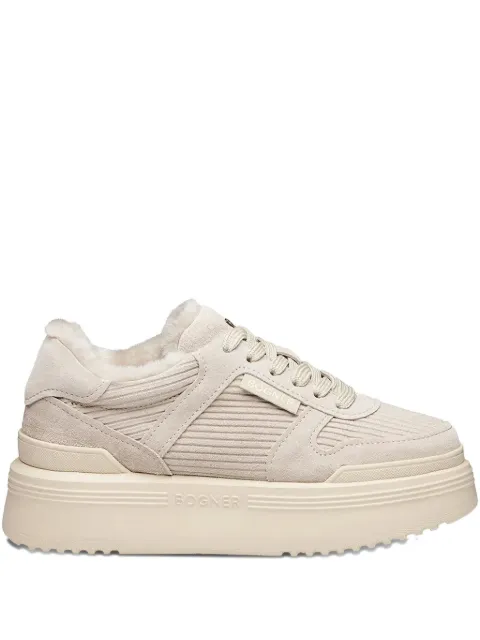 BOGNER New York 10 ribbed platform sneakers