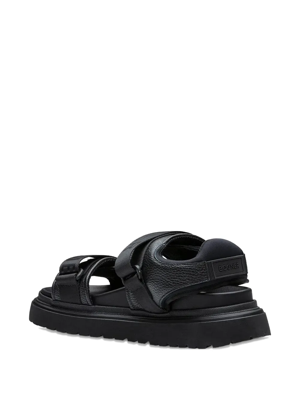 BOGNER logo-straps sandals - Zwart