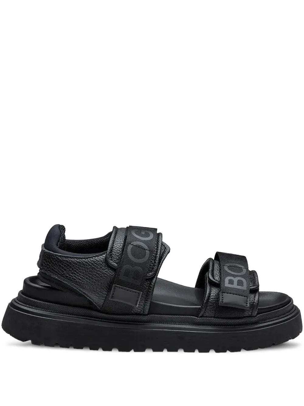 BOGNER logo-straps sandals - Nero