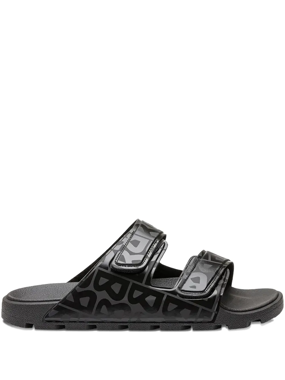 BOGNER logo-print strapped slides | Black | Image 1