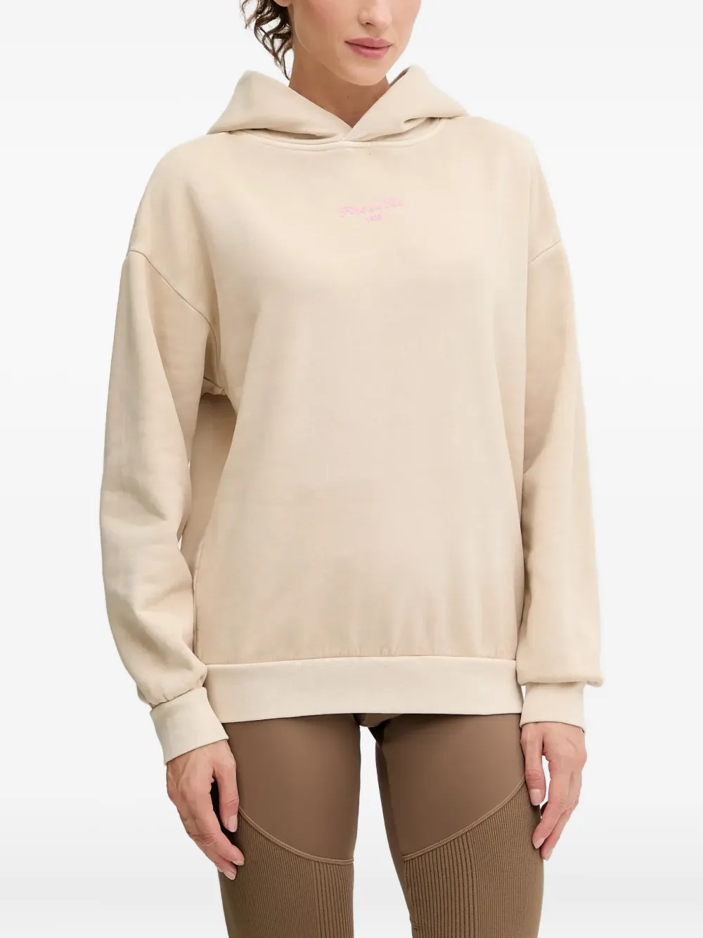 BOGNER FIRE+ICE Sibel logo hoodie - Nude