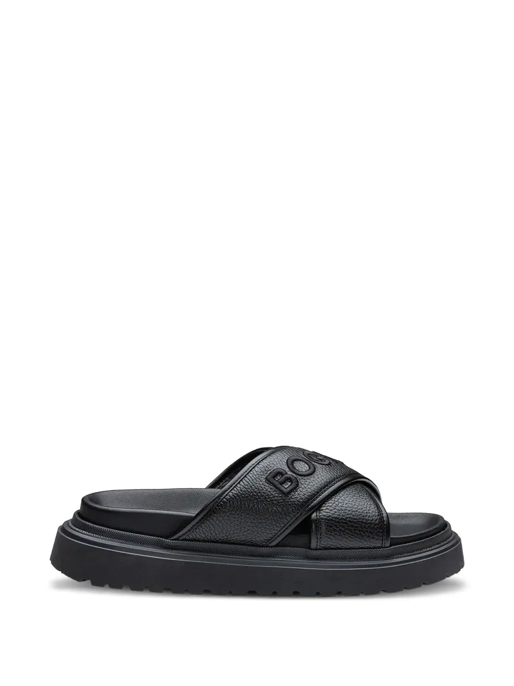 BOGNER logo-embroidered sandals - Nero