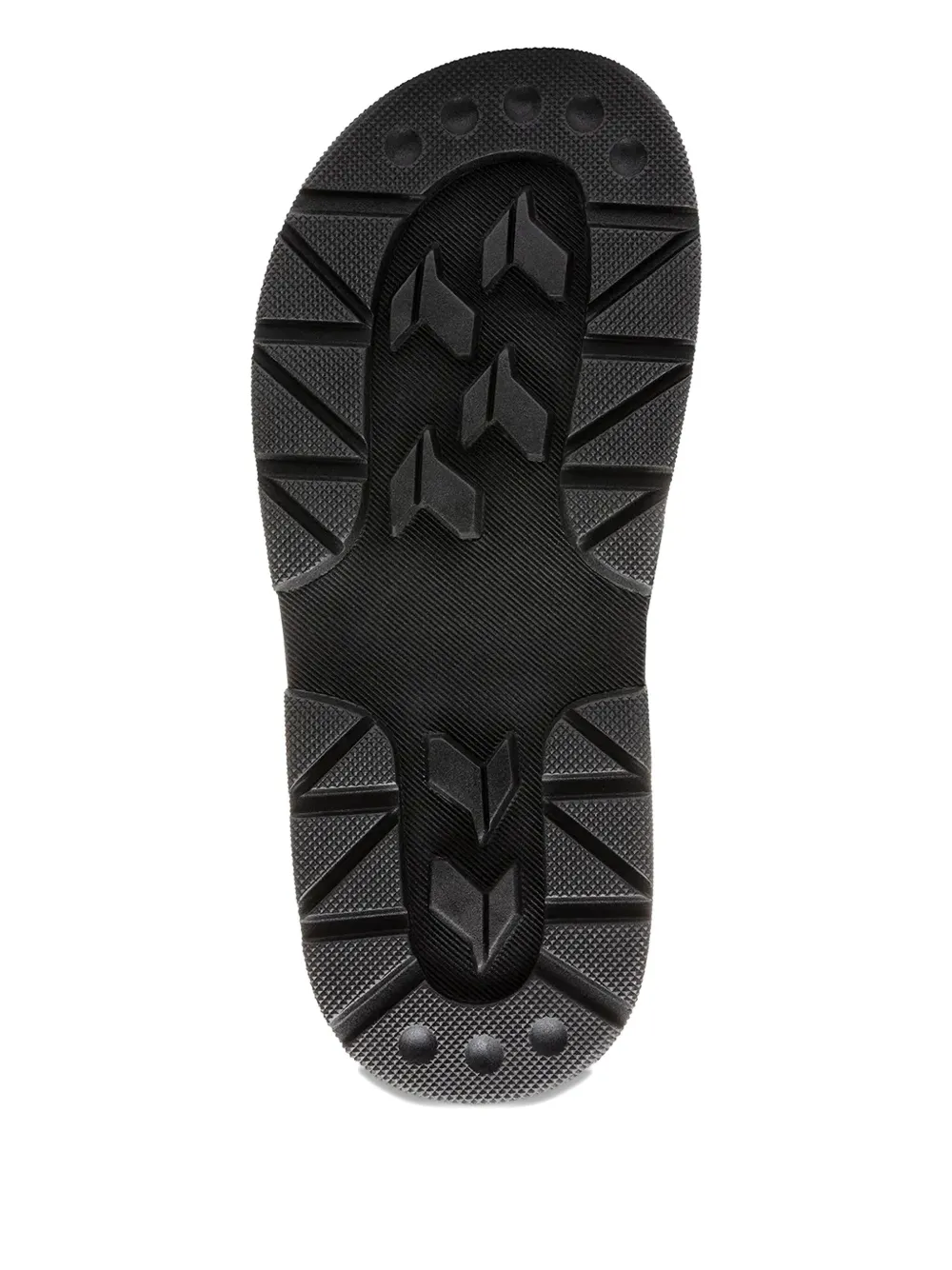  Bogner Embossed-crossover Flat Sandals - Black 