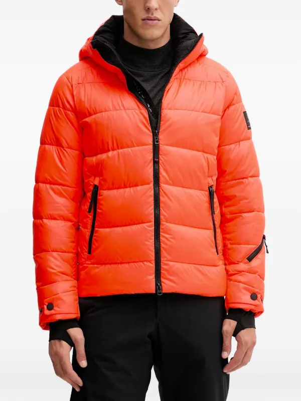 BOGNER FIRE+ICE Luka Padded Ski Jacket Orange FARFETCH