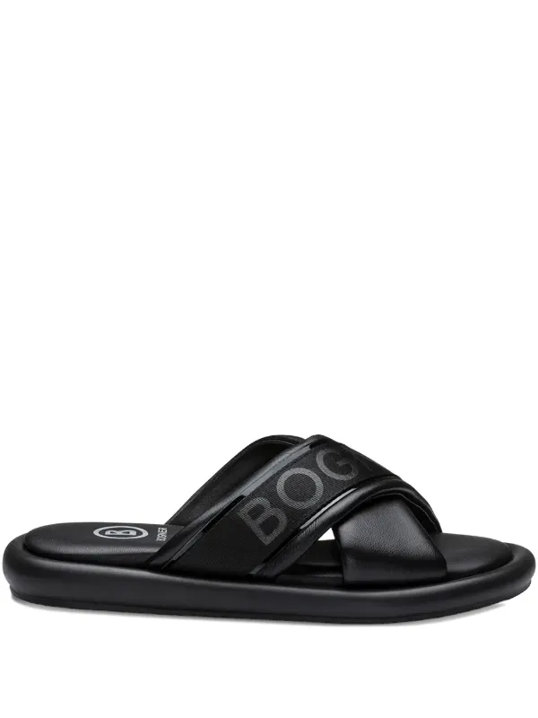 Bogner Criss-cross Sandals in Black