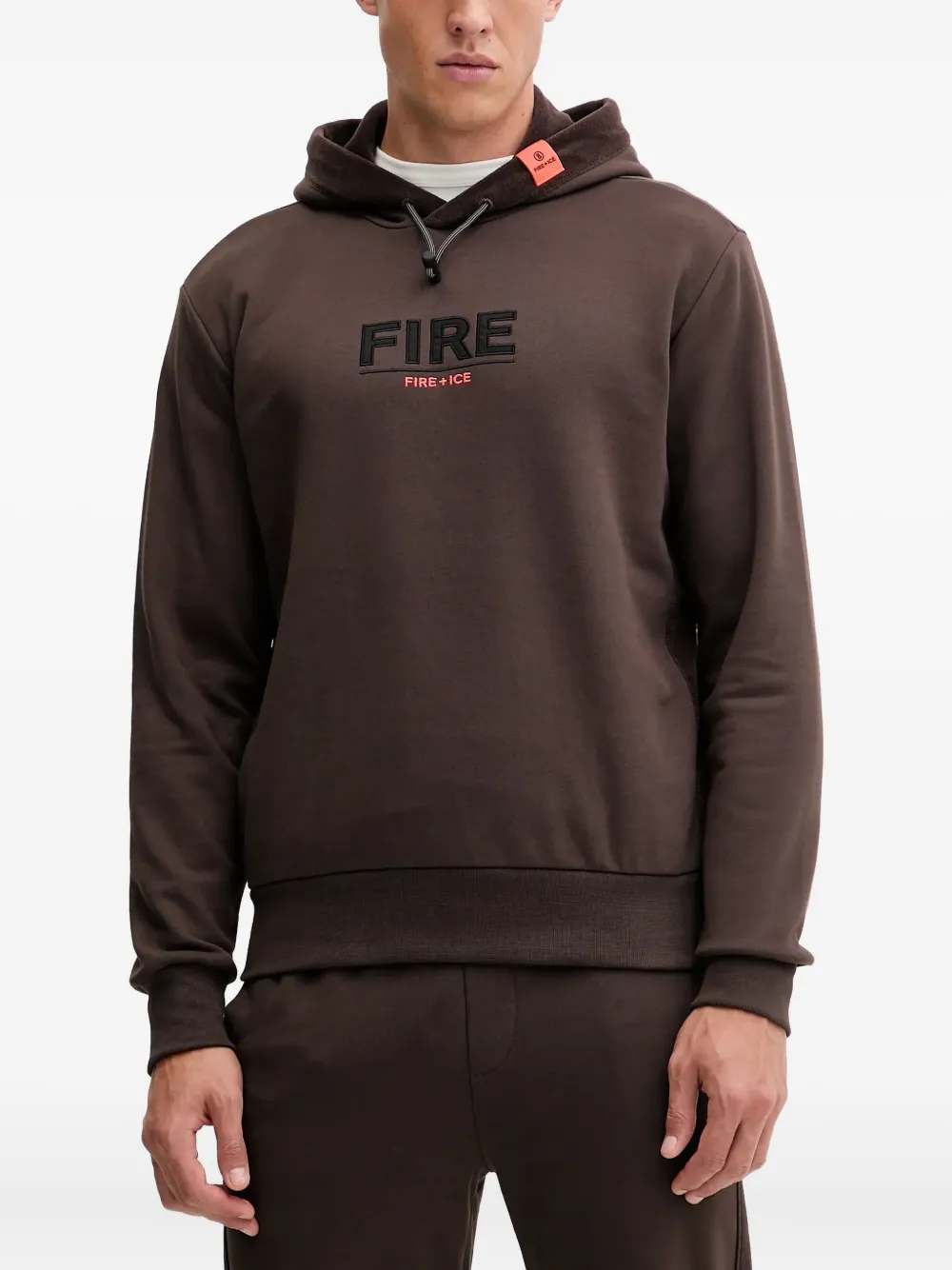 Bogner Fire+ice Kristan Logo Hoodie In Brown