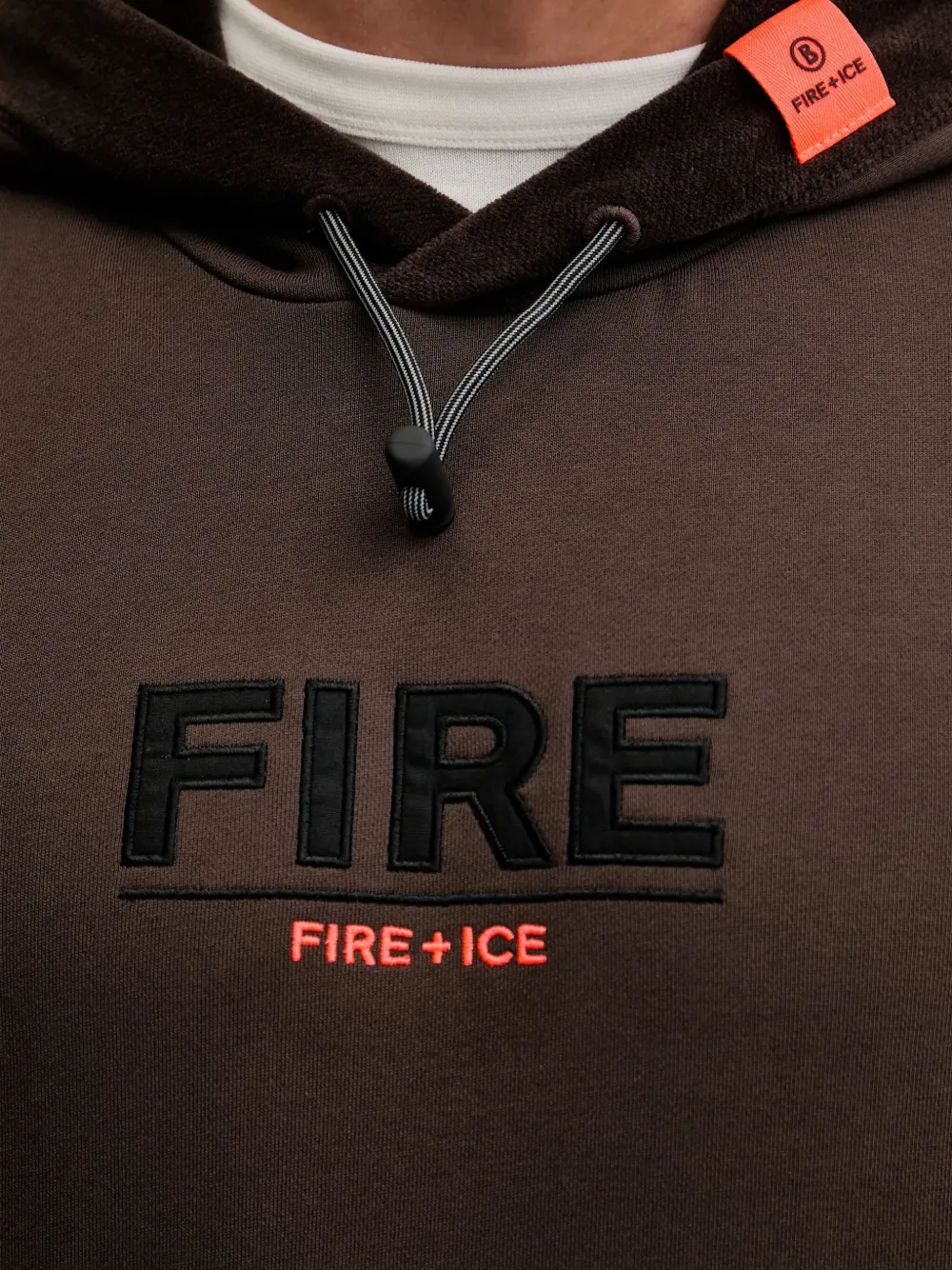 Bogner Fire+ice Kristan Logo Hoodie In Brown