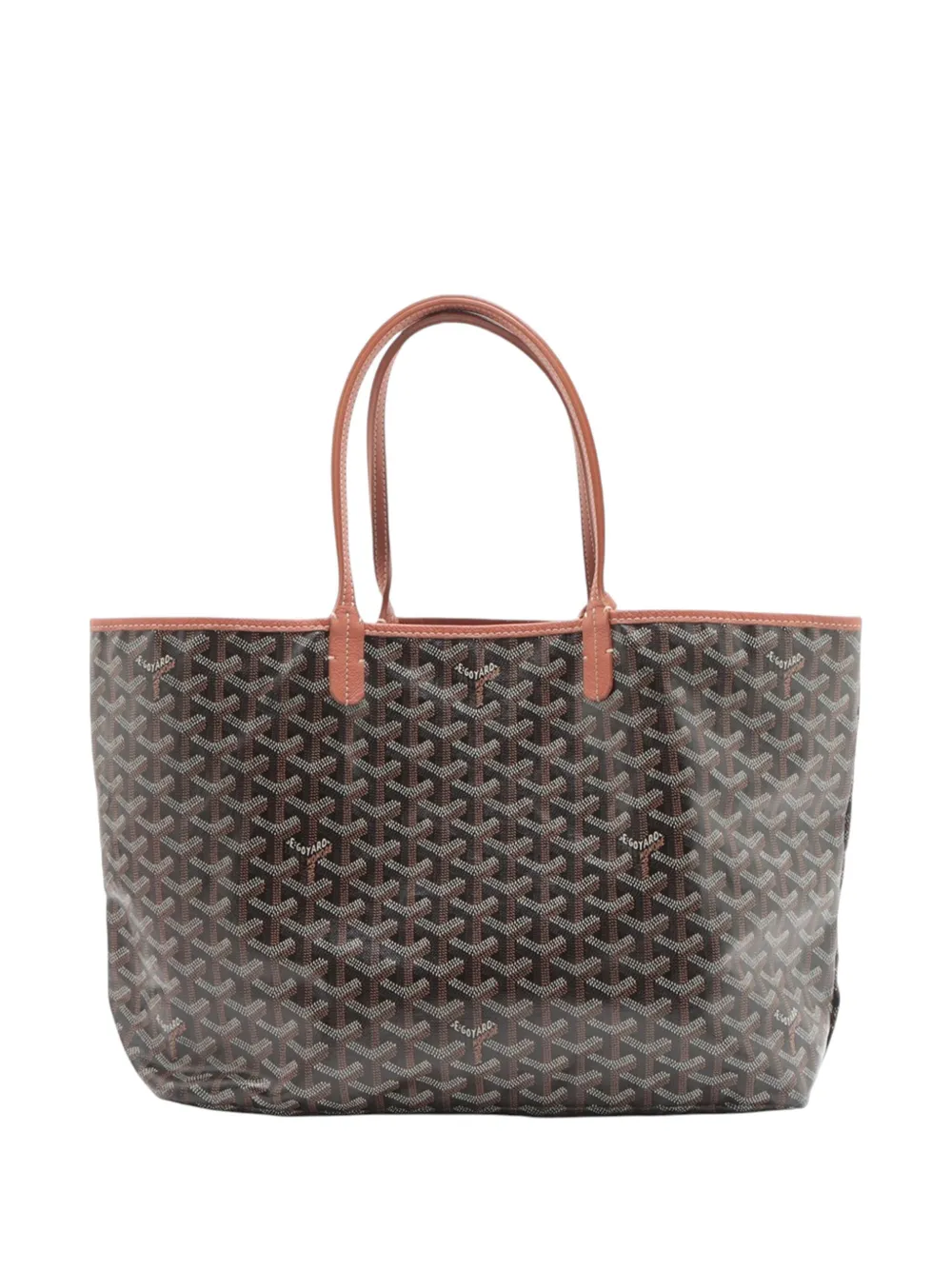 Pre-owned Goyard 2000-2025 Ine Saint Louis Pm Tote Bag In Black