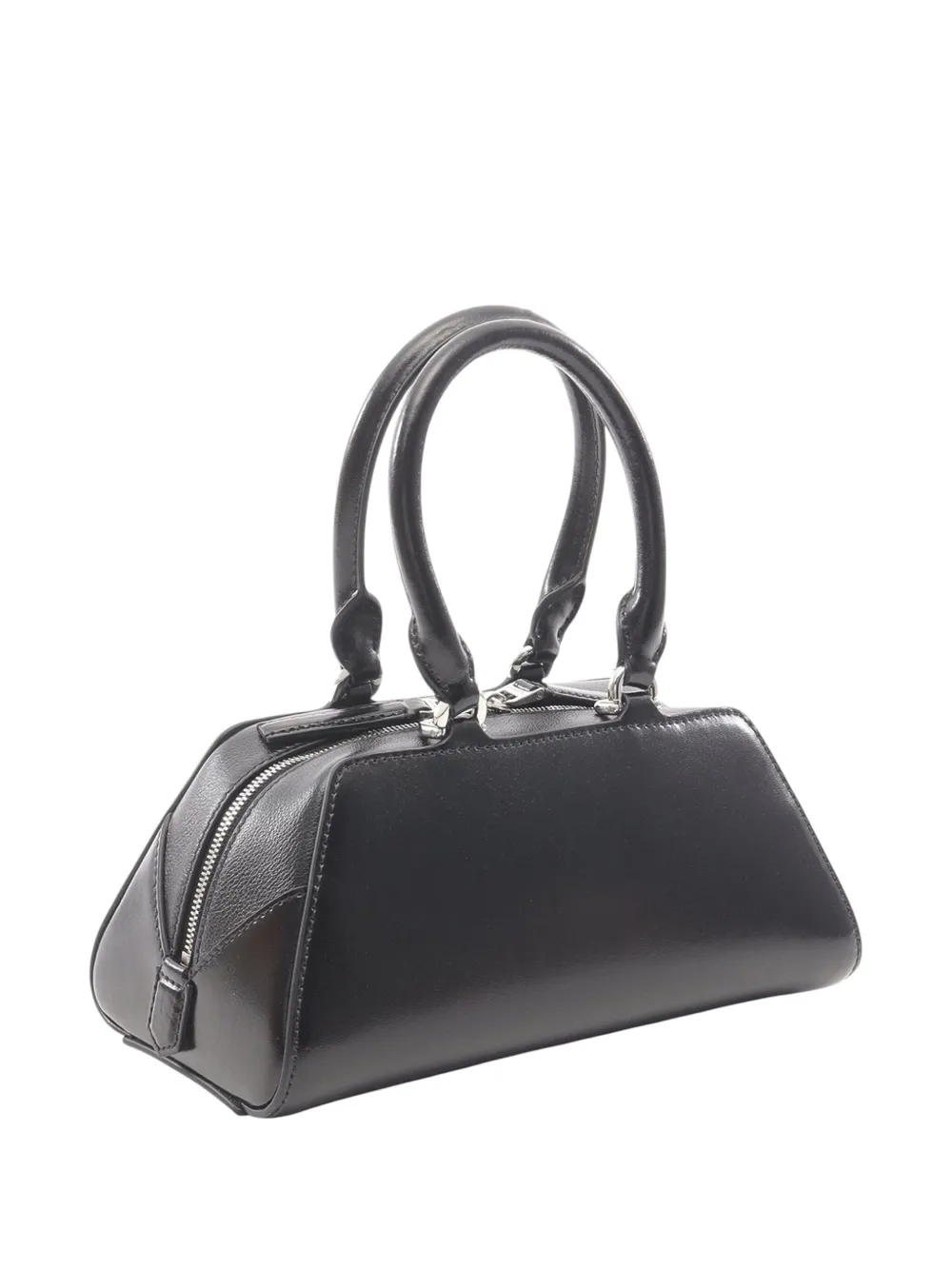 Pre-owned Givenchy 2010-2025 Mini Leather Antigona East West Satchel In Black