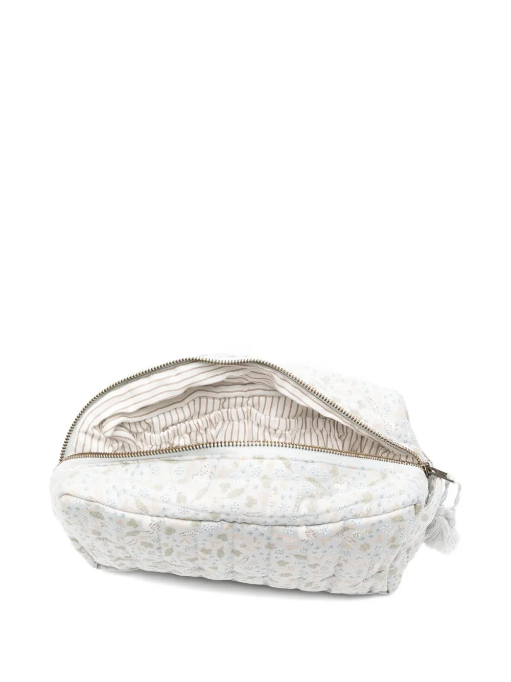 Avery Row Quilted Tassel-detail Bag In Blue