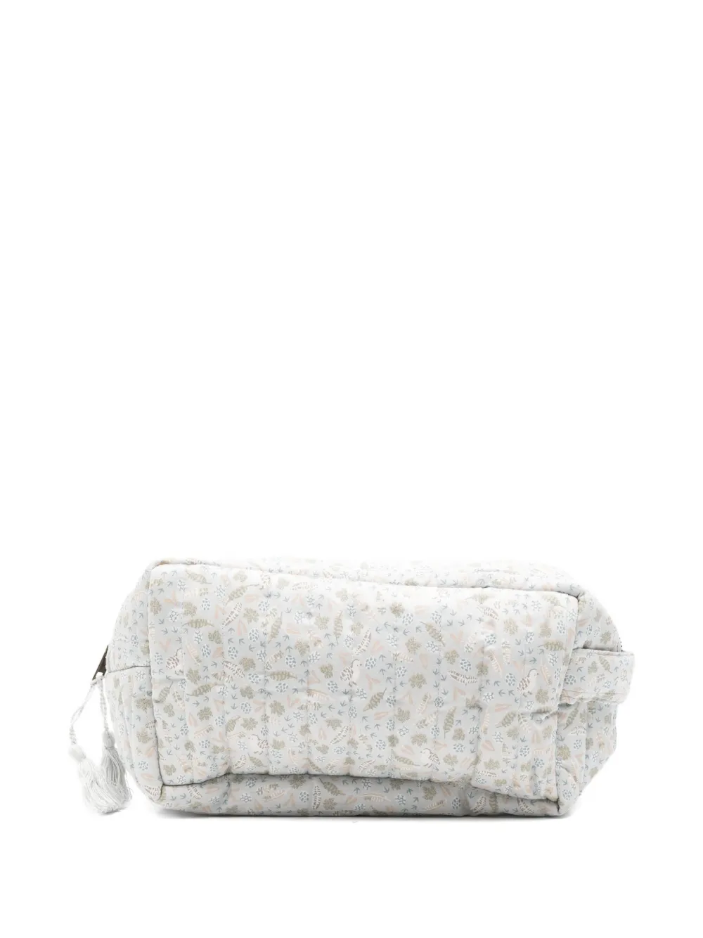 Avery Row Quilted Tassel-detail Bag In Blue