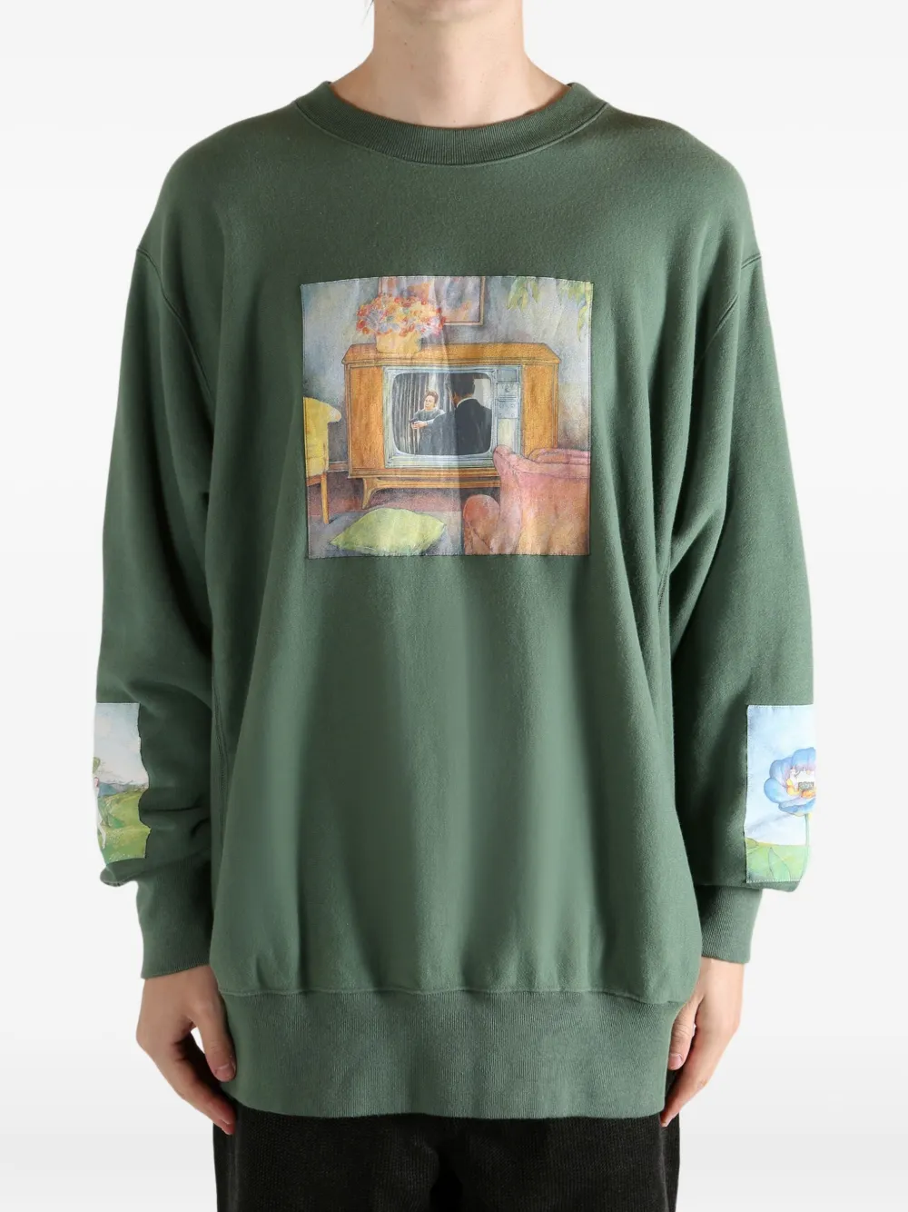 Undercover graphic-print sweatshirt - Groen