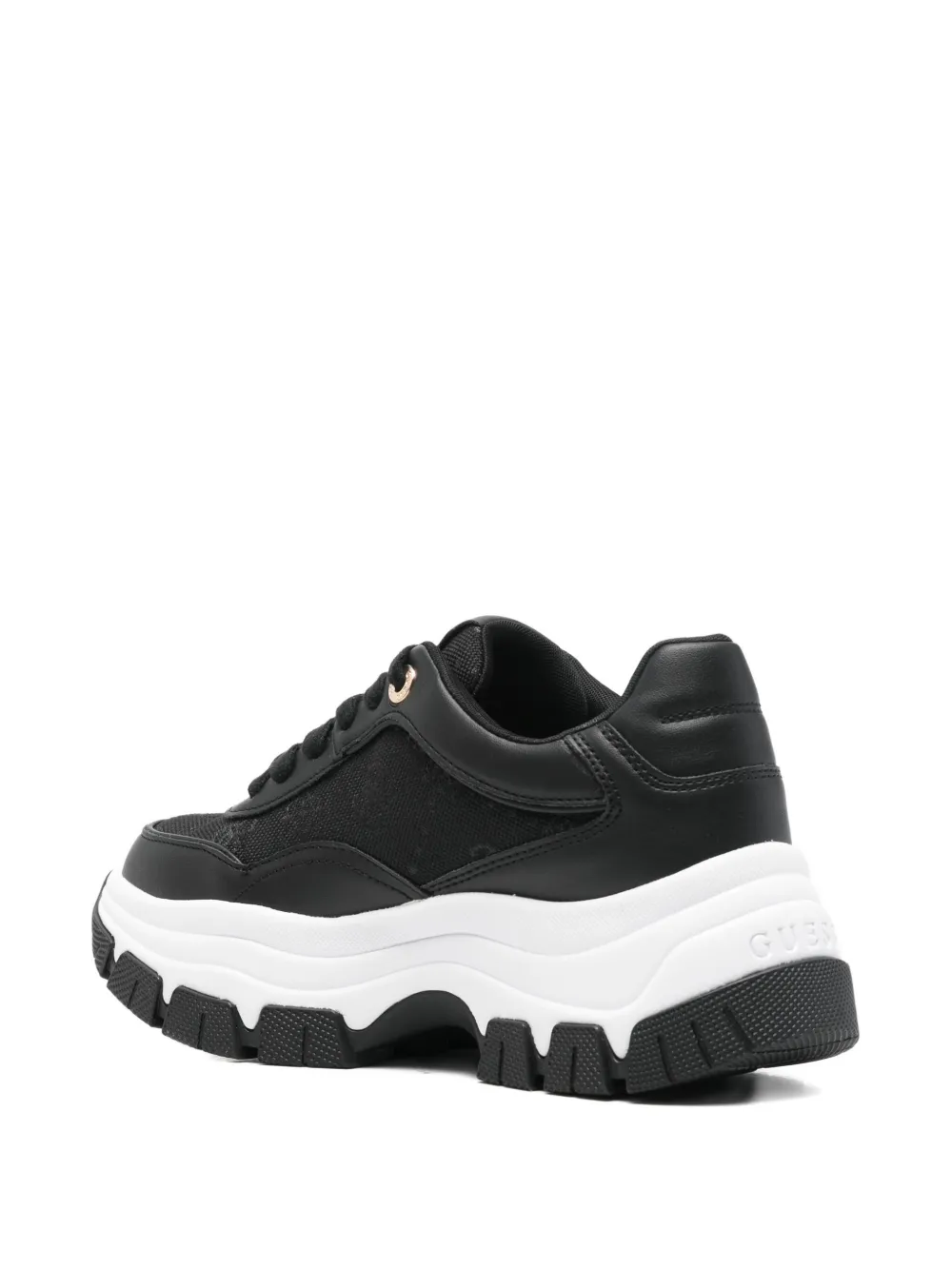 Guess Usa 73mm Berrett 4g Logo Sneakers In Black