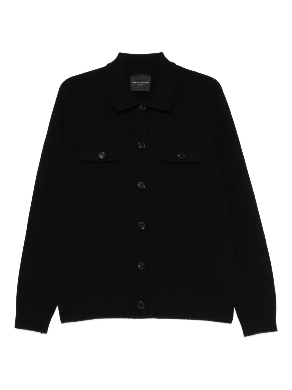 Roberto Collina camisa con mangas raglán | negro | Image 1