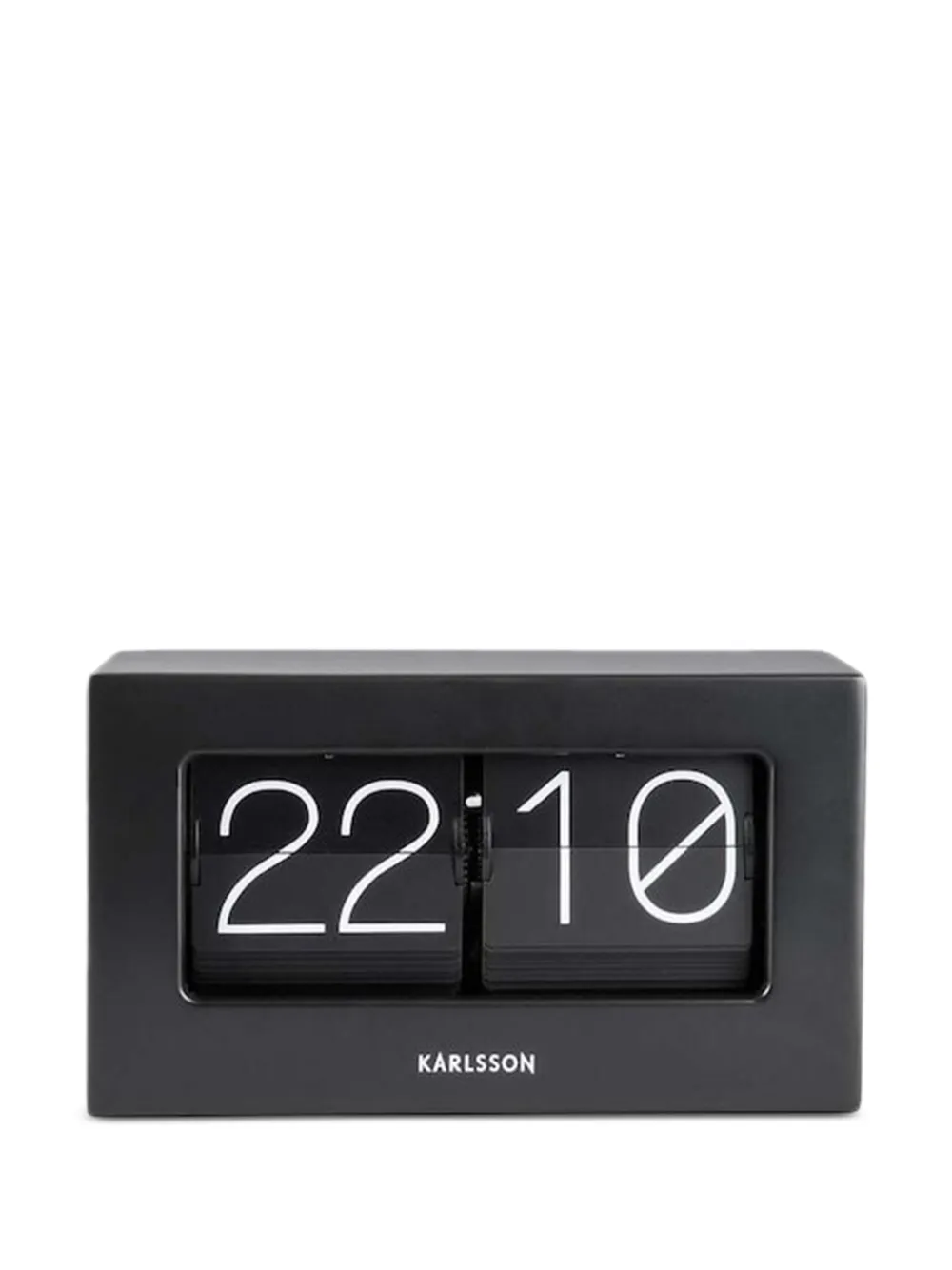 Karlsson 박스 플립 시계 | 블랙