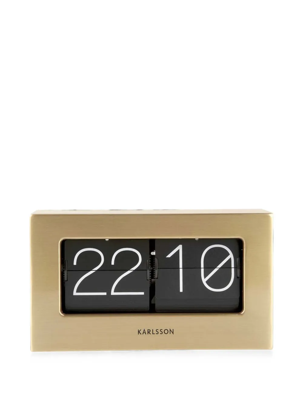 Karlsson flip clock | Gold | Image 1