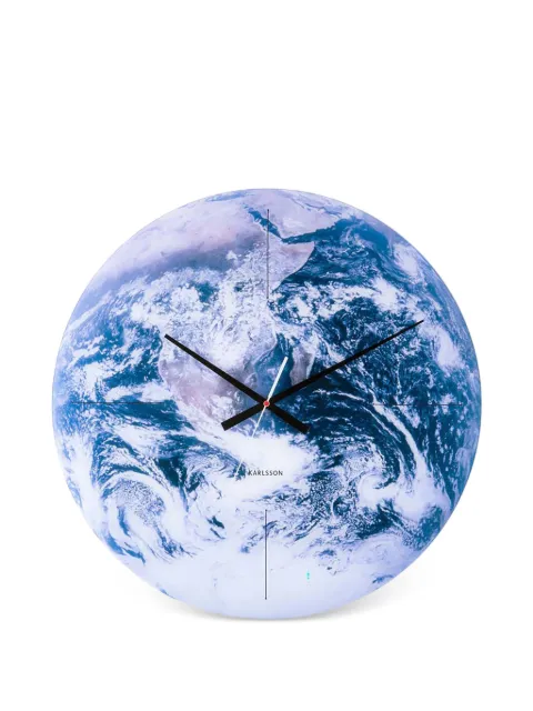 Karlsson Earth wall clock 