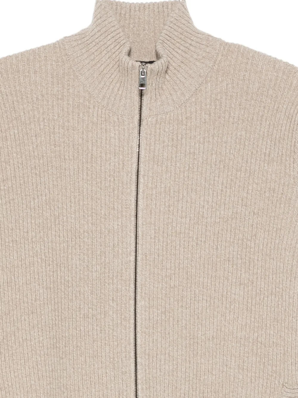 Roberto Collina Geribbeld vest Beige