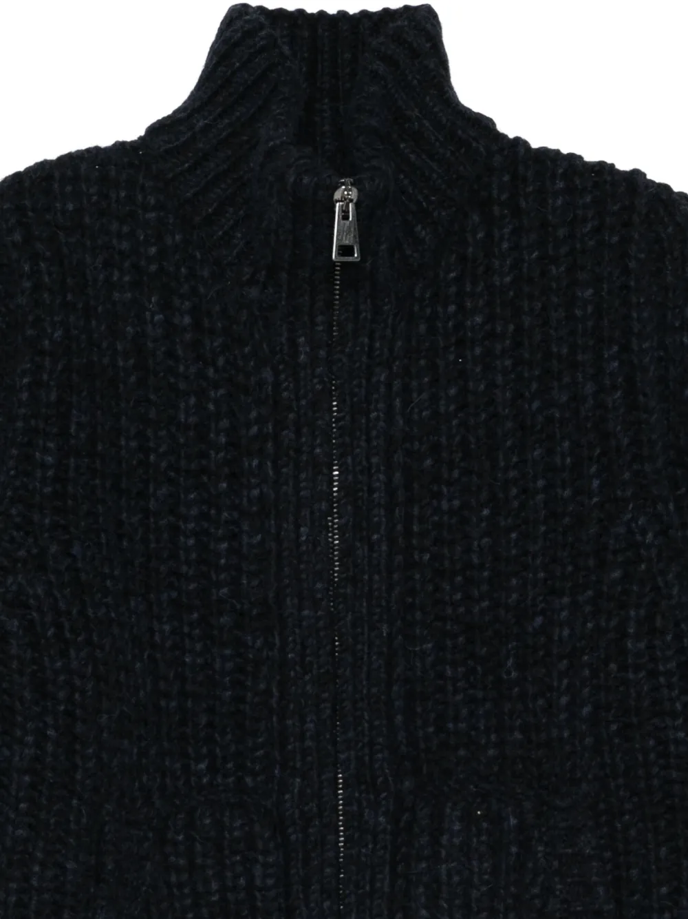 Roberto Collina Geribbeld vest Blauw