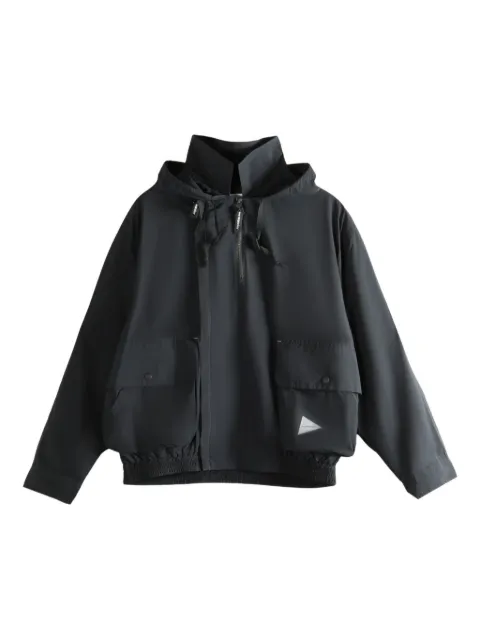 and Wander hooded flap-pocket jacket