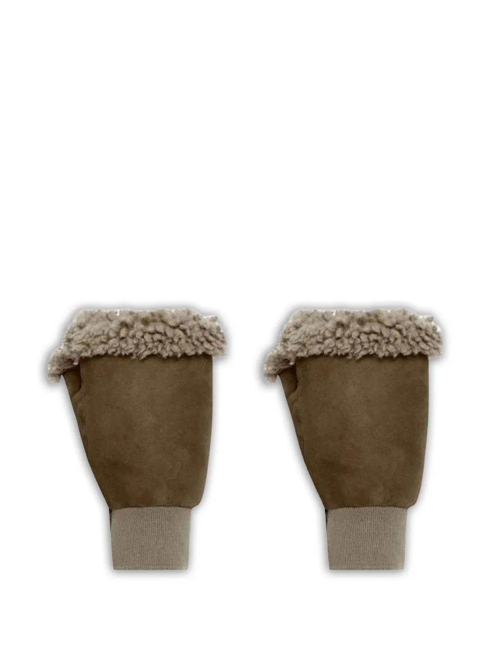 BIGARDINI Gisella shearling-trim gloves | Brown | Image 1