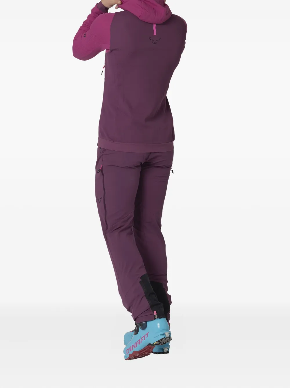  Dynafit Hooded Zip Jacket - Purple 