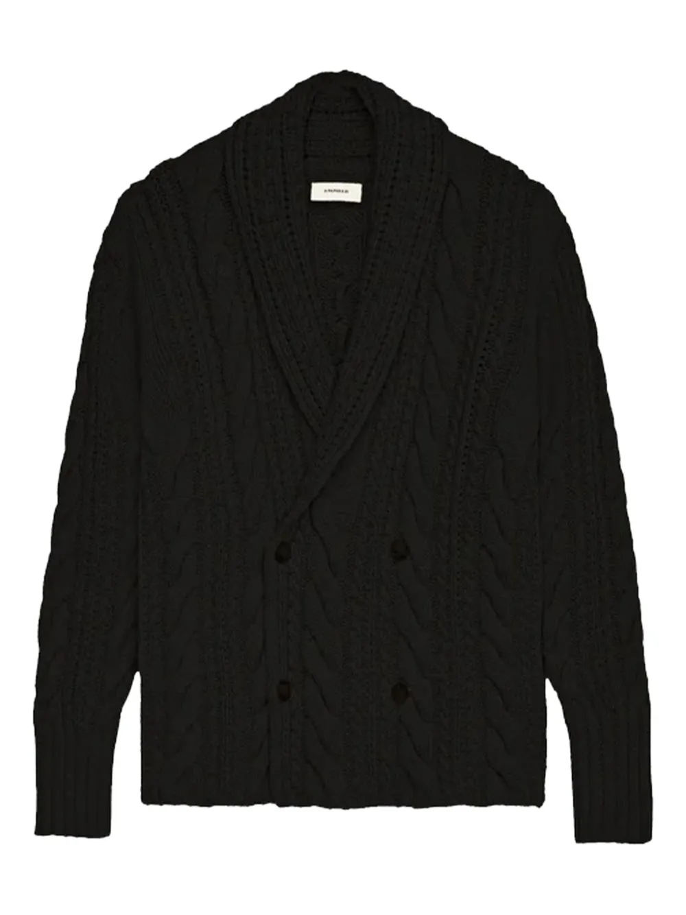 A Paper Kid double-breasted cardigan - ブラック A Paper Kid double-breasted cardigan - ブラック