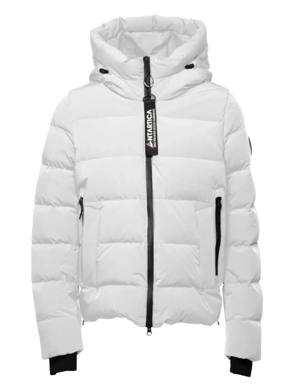 Antartica Ginny Hooded Puffer Jacket In Multi
