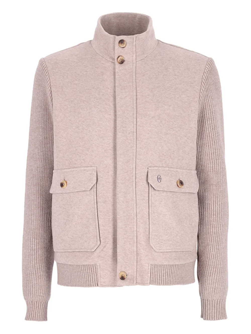 CONTE OF FLORENCE buttoned pocket jacket | Neutrals | Image 1