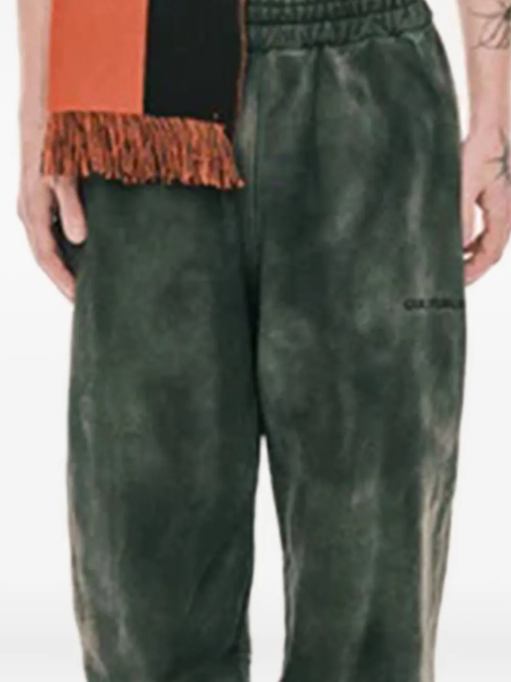 CULTURA knit track pants - Groen